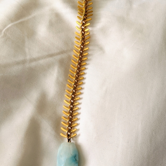 Artisan Wishbone Gold Bracelet - Picture 2 of 2